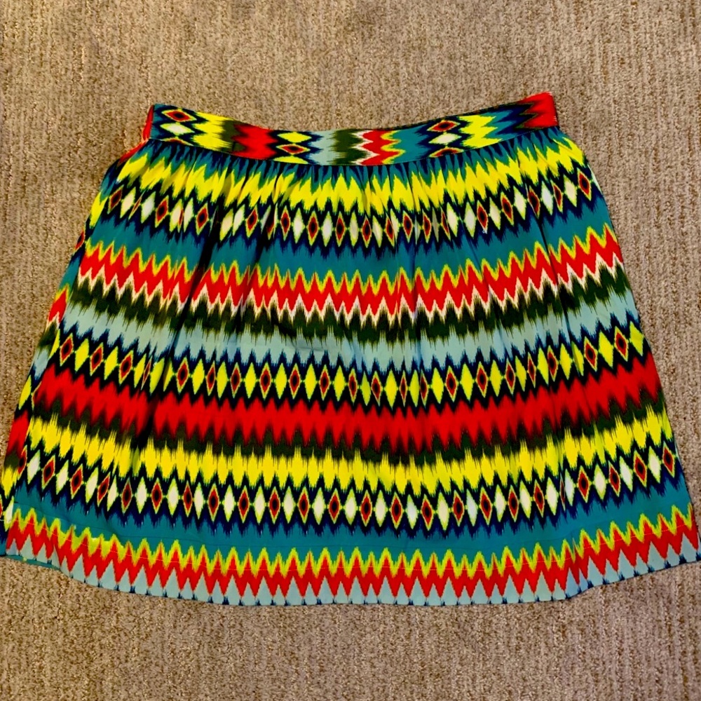NWT Bright Print Skirt